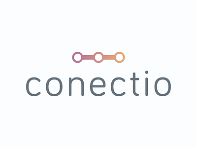 Conectio logotype dots logo logotype plain simple sketch 2