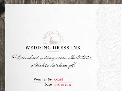 Custom Gift Card gift card lace romantic wedding