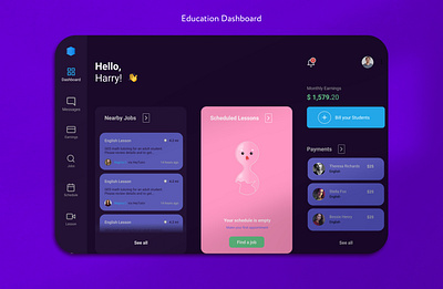 Education Dashboard ui