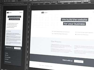 Web design agency concept agency design homepage interface mobile responsive responsive design rwd site ui user web website