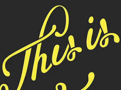 How Emptiness Sings Cut cursive hand lettered hand lettering lettering script typography