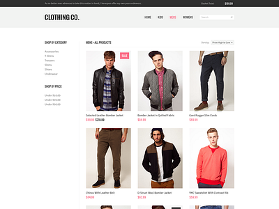 Category View boots category clean clothes ecommerce jacket mikedidthis responsive shopify store