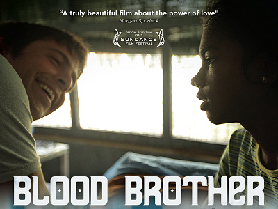 New Blood Brother Poster documentary film india poster sundance type