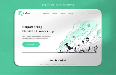 Kafae credit website design graphic design ui ux