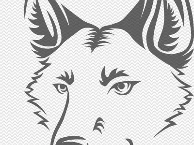 Wolf Illustration tribal vector wolf