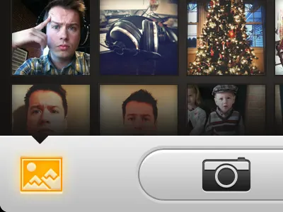 Camera Roll Concept app button camera camera roll hatchback icon ios iphone 5 picture