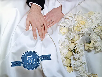 50 Years Final 50 badge circle cover logo typography vintage