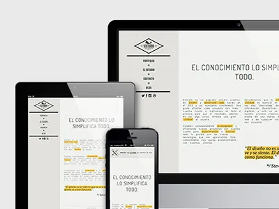 The new web of Sixtudio clean css3 design html5 javascript minimal redesign responsive web