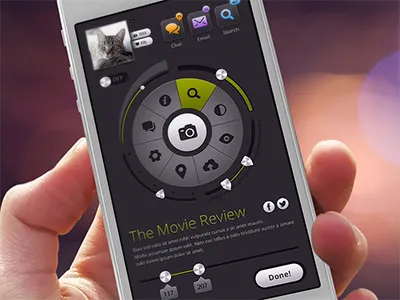 Ruthenium GUI Sample 2 design gui interface ios iphone knob knobz psd retina ui ui kit
