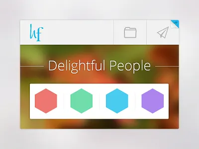 Delightful People color navigation type