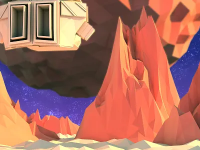 Starship Sketch 2 3d c4d cinema 4d dribbble experimental juxtamotion space starship