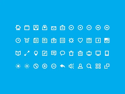 44 Shades of Free Icons design flat freebie icon icons psd set sweden