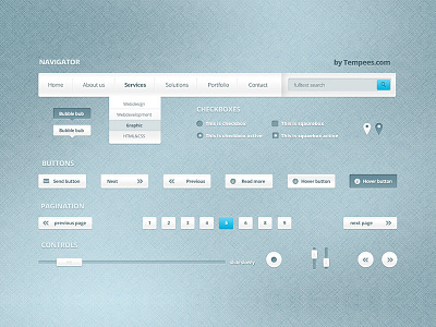 Web elements download elements free kit web