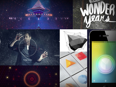 Moodboard Direction 3d app geometric hand drawn ios iphone minimal moodbaord ui weather