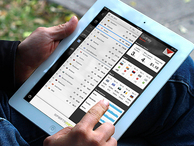 Aussie Rules iPad app - Table app apple aussie rules australia footie ios ipad ipad mini ladder sport sportsmate stats table ui ux