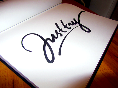 Just try black calligraphy crafted hand handwriting lettering marker paper pen quote sketch sketchbook trying mind wisdom words