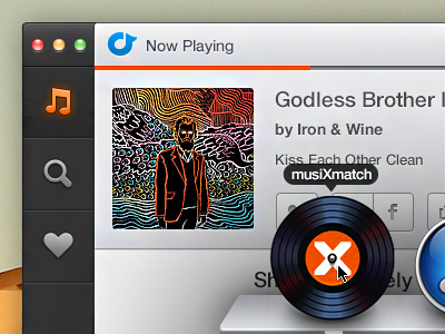musiXmatch for Mac released! app lyrics mac mac app musixmatch mxm os osx oykun