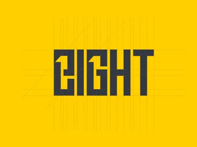 8/11 hidden logo simple wordmark