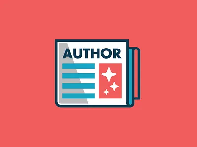 Badge No. 3 2x author badge illustration news newspaper patch