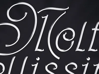 Molto Bellissima (Very Beautiful) - Italian Lettering custom type film handlettering italian kargov lettering retro lettering retro type type typography vintage lettering vintage type