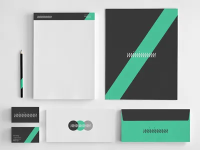 Minimum Stationary book branding logo stationary