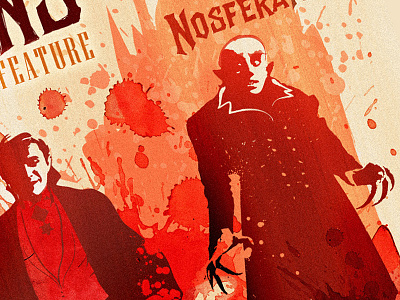 The original vampires! blood illustration texture vampires