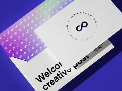 Creative Post branding logo mockup newsletter substack