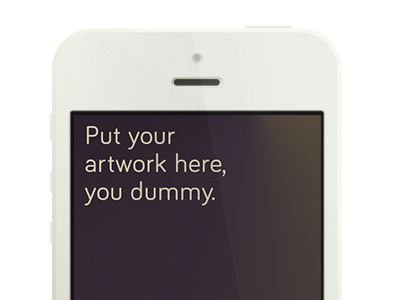 High gloss mockups are soooo 2012 iphone iphone 5 iphone5 mockup subtle template ui ux