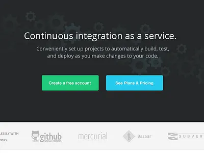 Drone.io blue clean cogs helvetica icons interface open sans teal turqoise website design