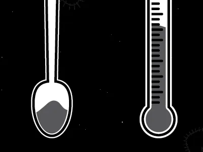 Flu Season Remedy flu icons monochromatic sick