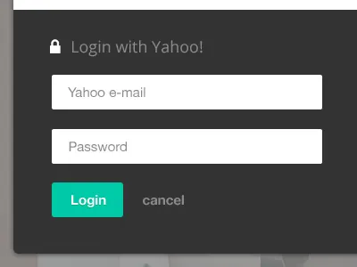 Login form application call to action cta form green grey helvetica icons login signup teal tooltip ui unrollme user interface web app whitespace