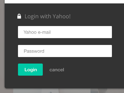 Login form application call to action cta form green grey helvetica icons login signup teal tooltip ui unrollme user interface web app whitespace