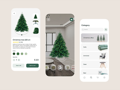🛋 СOMFY - a furniture AR shopping app 3d app design ar concept home mobile store ui