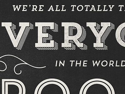 Everyone Poops poop sans shadow slab texture trend type vintage