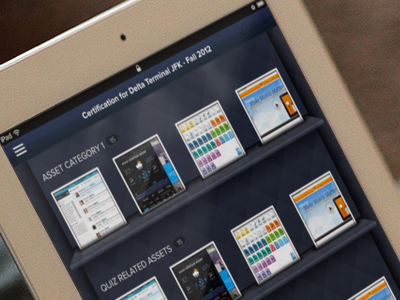 Asset Shelf agenda assets calendar interface ipad shelf ui