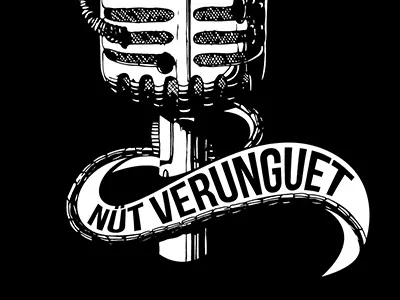 Shirt-design band black blues logo mic microphone rock worm