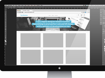 Portfolio nav / header slider (WIP) portfolio re design web