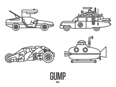 Sweet Rides Poster aquatic bat batman car cart delorean falcon ghostbusters gump icon illustration life millenium mini mobile poster star submarine tron vehicle wars