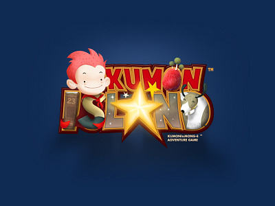 KUMON ISLAND Logo character graphic illust logo