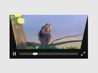 Pushed (Video) controls player ux video
