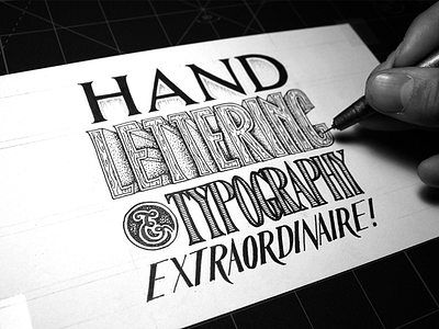 I'm my own Hype-Man. ampersand apparel banner custom flourish handmade label lettering ornamentation type typography victorian vintage wood