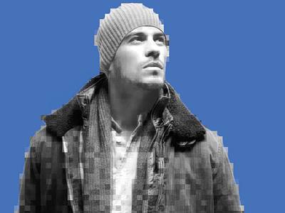 Playing with resolution bw contrast experiment photoshop resolution technology