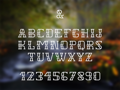 Personal Typography Project alphabet branding custom font identity letter letters logo type typeface typography