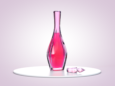 Love Potion 3d bottle boy c4d chance cinema4d date dreams gif girl glass love maxon physical pink potion render valentine