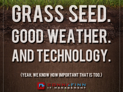ConnaFinn Golf Ad ad connafinn earth golf grass handout slice soil technology
