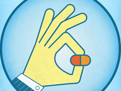 DayChill illustration medicine poster typography