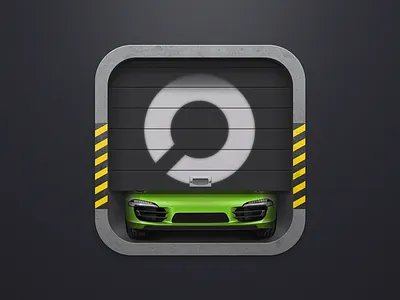 Car Storage iOS Icon app auto car garage icon ios iphone storage