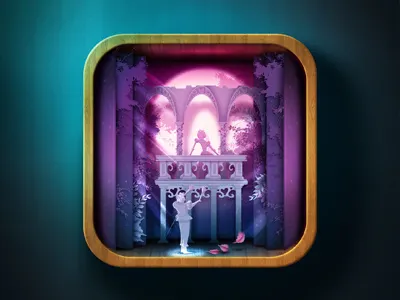 Romeo & Juliet icon ios ipad iphone opera shakespeare theater ui