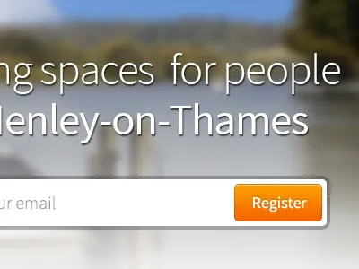 Car parking site blur button car park login orange register