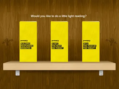 Kinect/Shelves experiment kinect quickie